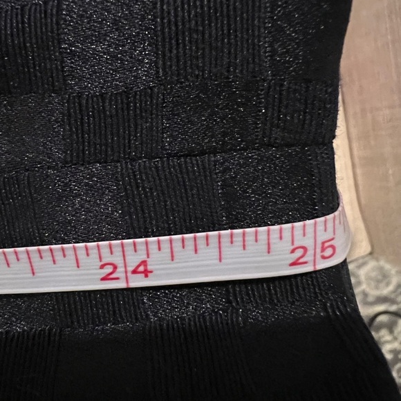 Banana Republic navy blue Hampton Pants size 10, EUC, elegant, dressy, checkered - Picture 6 of 10